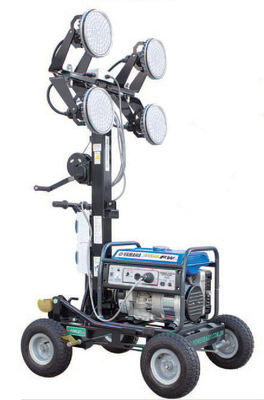 Lampen-beweglicher Beleuchtungs-Turm 400Wx4 LED mit Yamaha-Generator